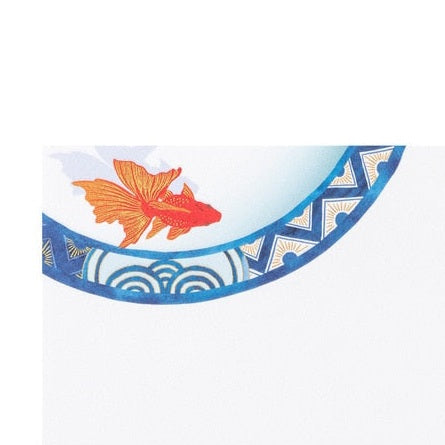 Midori Kami Letter Set Goldfish Silk