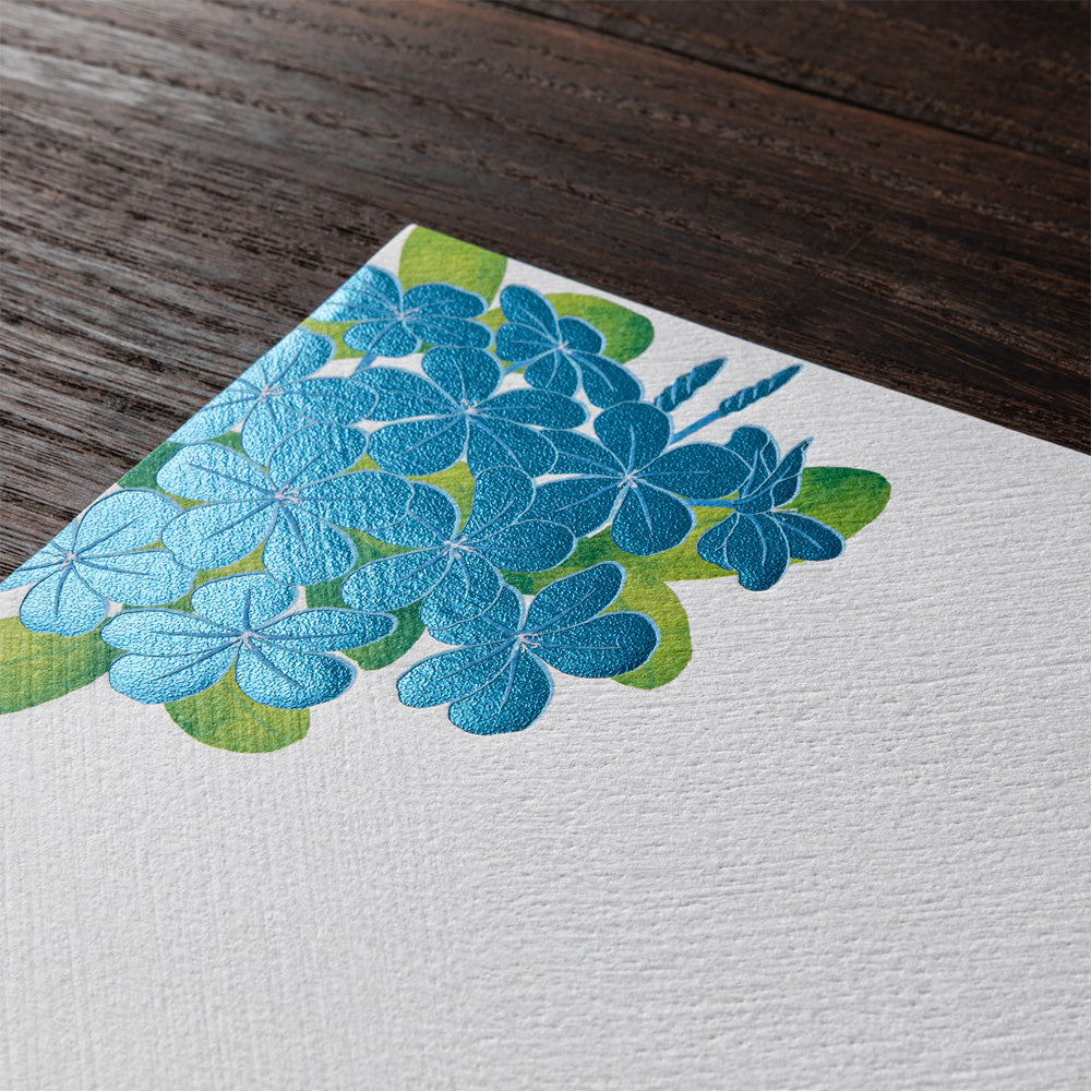 Midori Kami Letter Set Plumbago
