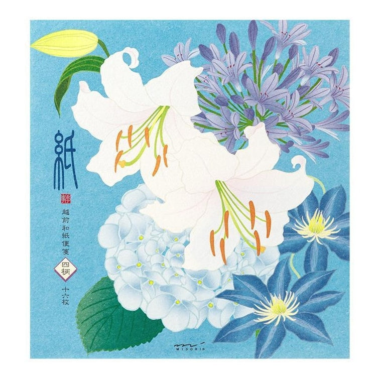 Midori Kami Letter Set Summer Florals