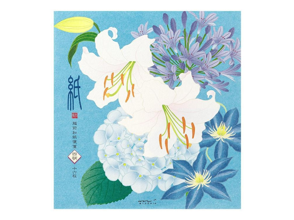 Midori Kami Letter Set (Summer Florals)