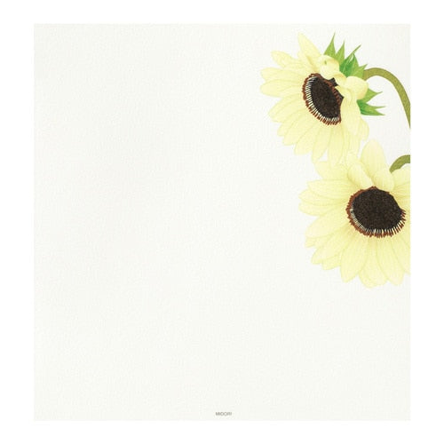 Midori Kami Letter Set Sunflower