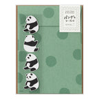 Midori Letter Set with Animal Stickers Panda