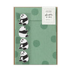 Midori Letter Set with Animal Stickers Panda
