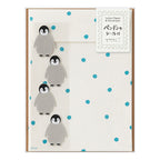 Midori Letter Set with Animal Stickers Penguin