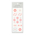 Midori letterpress cherry blossom stickers with embossed texture