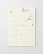 Midori MD Diary Sticker L 2027