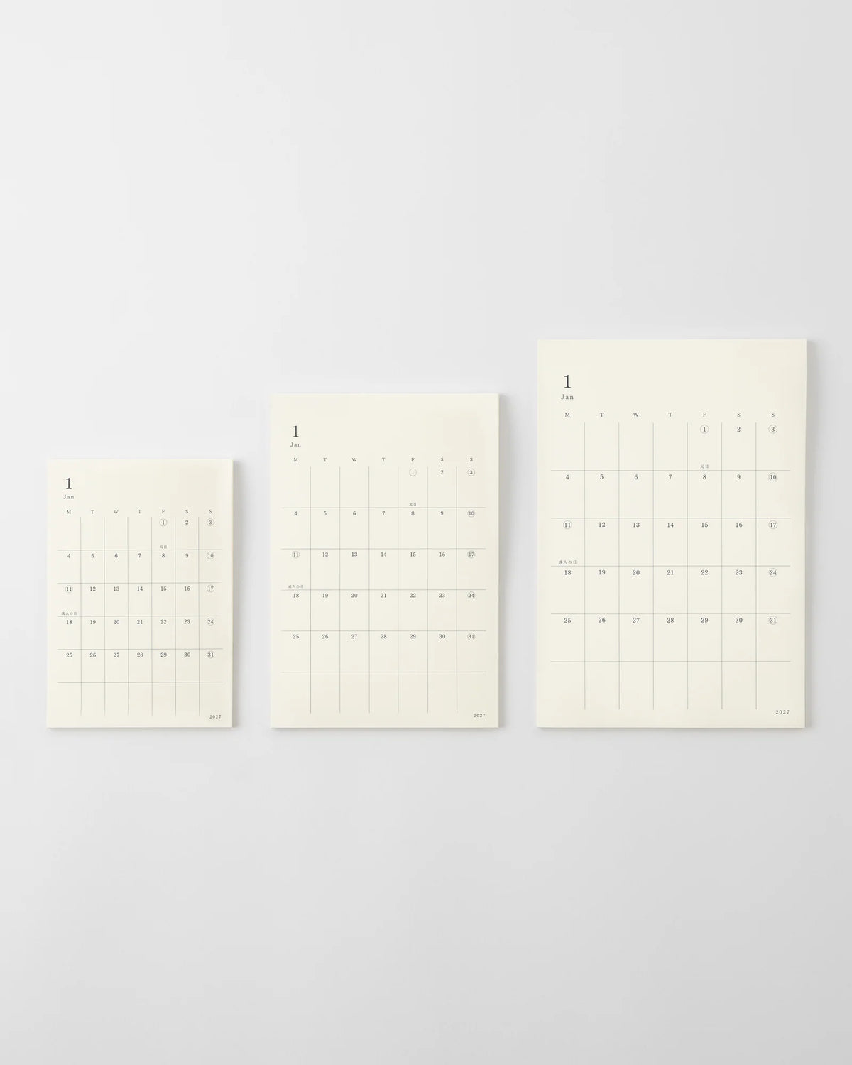 Midori MD Diary Sticker L 2027