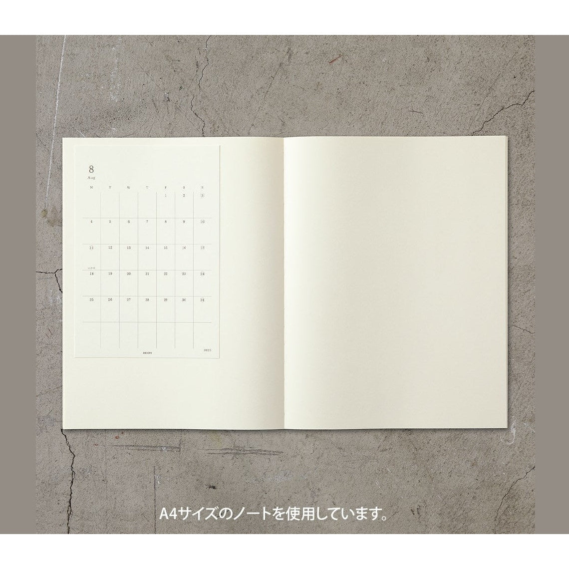 Midori MD Diary Sticker Large 2025