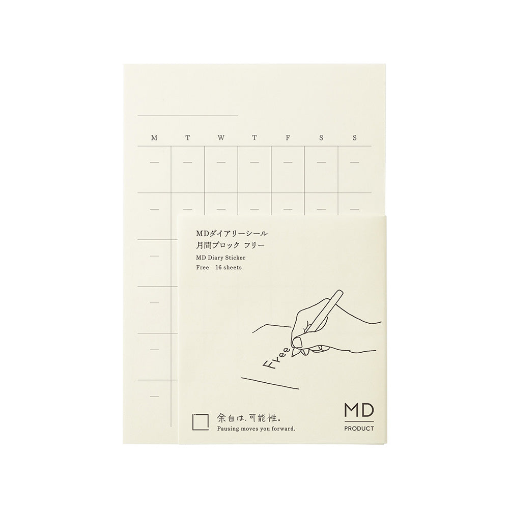 Midori MD Diary Sticker Sheet Undated