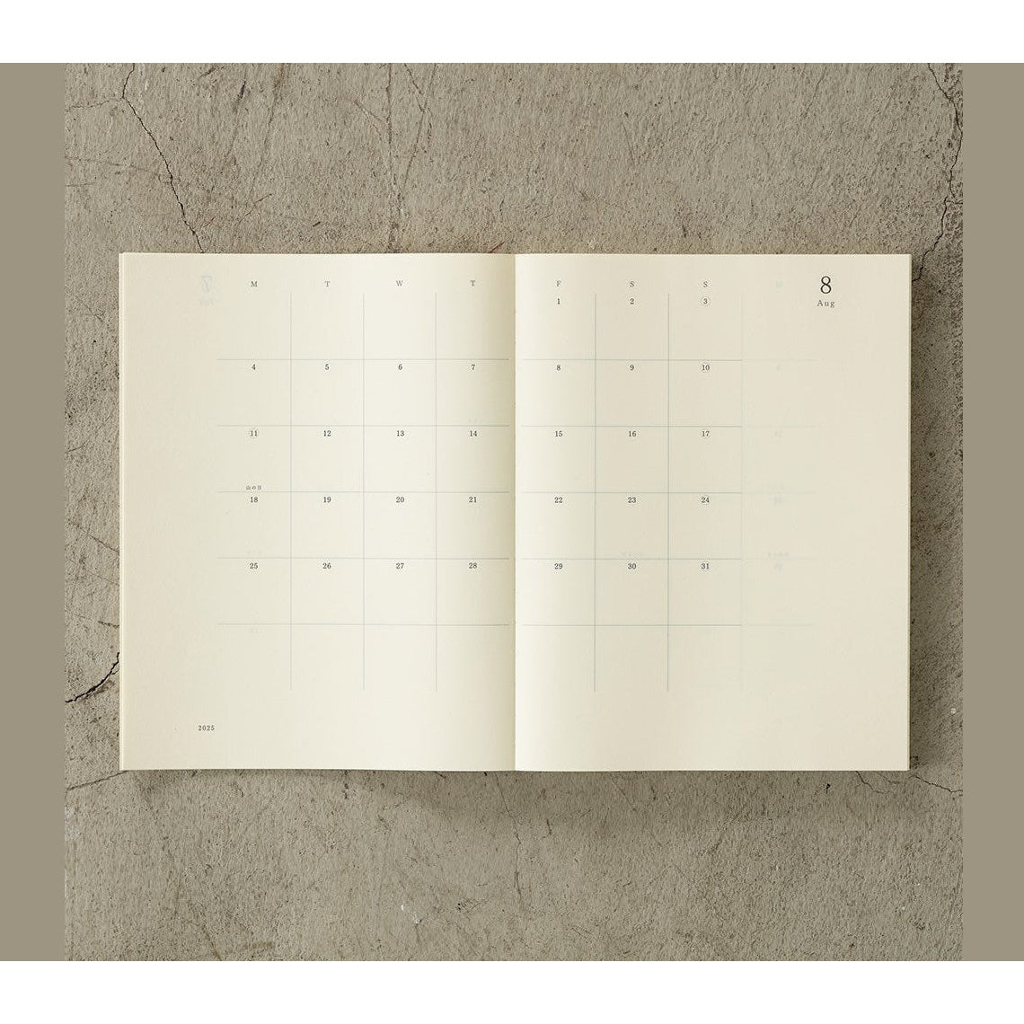 Midori MD Notebook Diary A4 Thin 2025