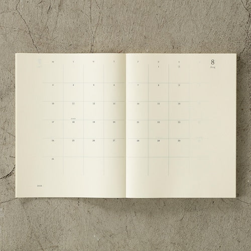 Midori MD Notebook Diary <A4 Variant> Thin 2026
