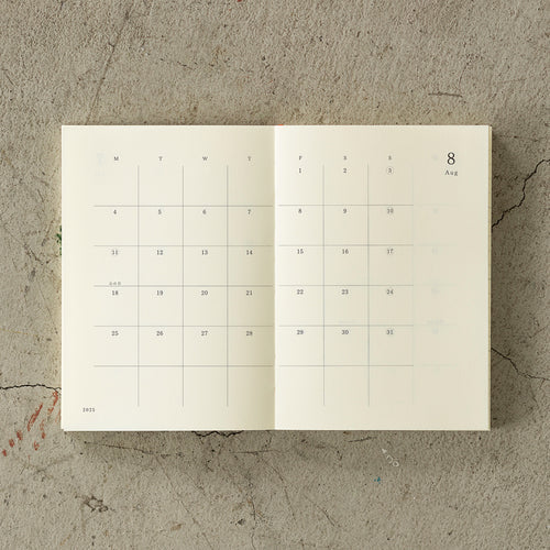 Midori MD Notebook Diary A6 2025