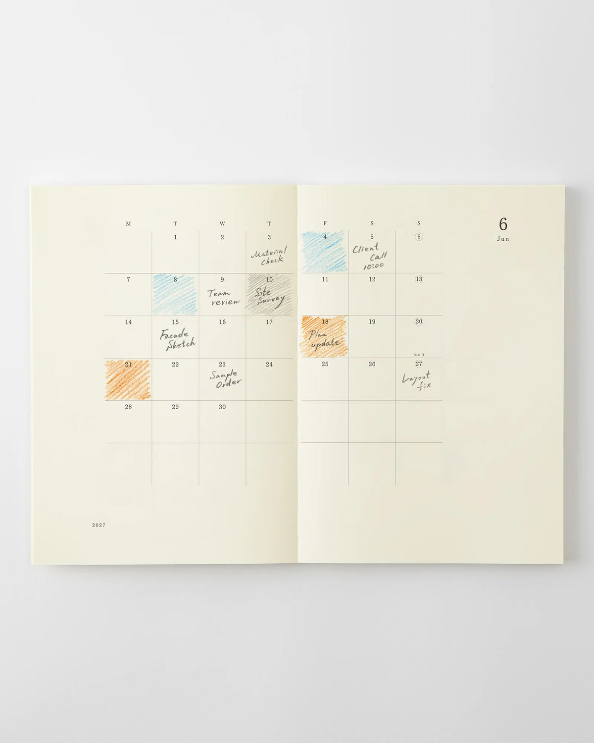 Midori MD Notebook Diary A6 2027