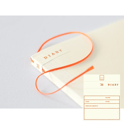 Midori MD Notebook Diary <B6 Slim> 2026