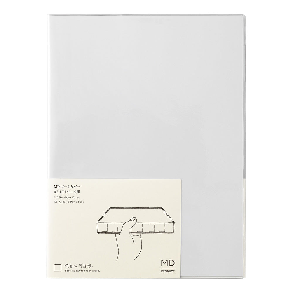 Midori MD Notebook Journal A5 Codex 1 Day 1 Page Clear Cover