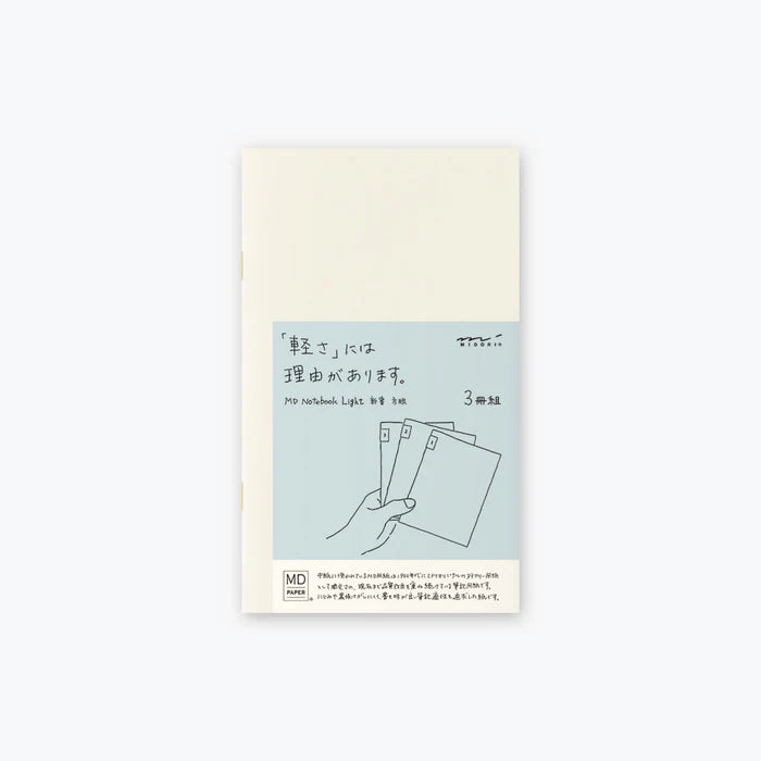 Midori MD Notebook Light B6 Slim 3Pack