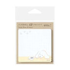 Midori Memo & Message Sticky Note - Coffee & Dog - 30 Sheets