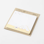 Midori Memo & Message Sticky Note - Coffee & Dog - 30 Sheets