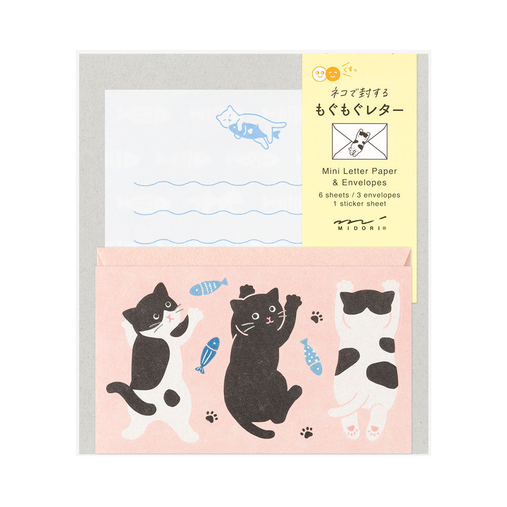 Midori Message Letter Set - Cat