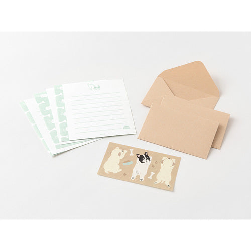Midori Message Letter Set - Dog