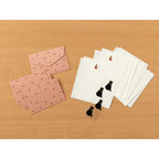 Midori Mini Letter Set with Animal Stickers Black Cat