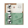 Midori Mini Letter Set with Animal Stickers Panda