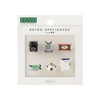 Midori Miniature Magnet 6pcs - Retro Appliances
