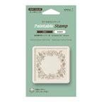 Midori Paintable Pre-Inked Stamp Soft Colour - Floral Ornament