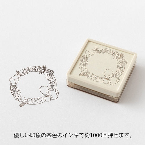 Midori Paintable Pre-Inked Stamp Soft Colour