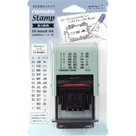 Midori Paintable Rotating Date Stamp