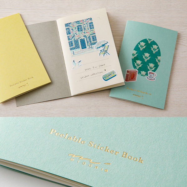 Midori Peelable Sticker Book - 20 Pages