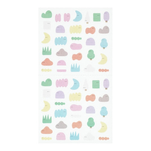 Midori Planner Sticker Bracket Loose Creatures