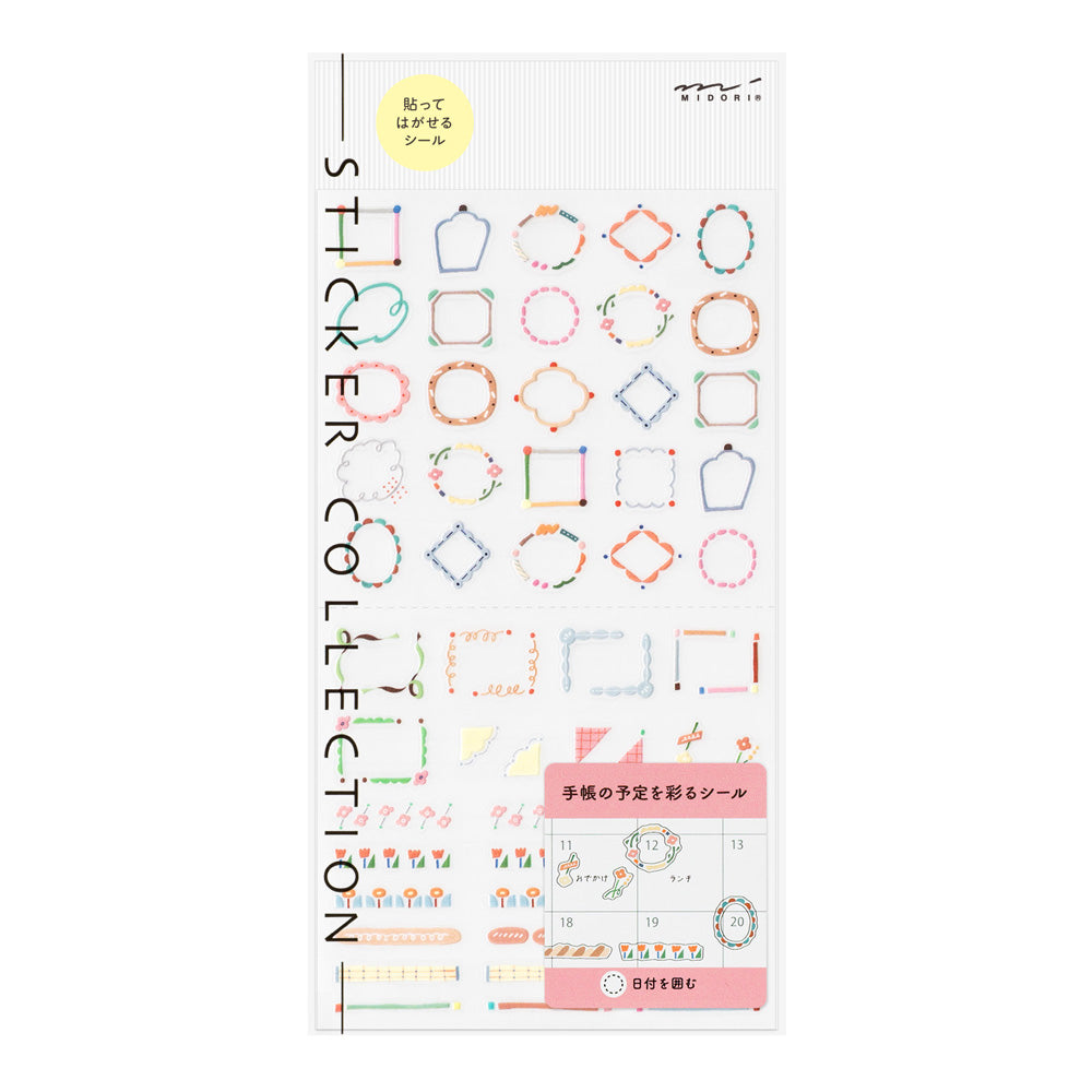Midori Planner Sticker Date Marker Ornament