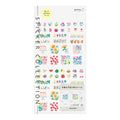 Midori Planner Sticker Margin Flower