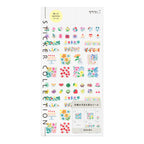 Midori Planner Sticker Margin Flower