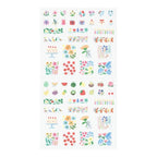 Midori Planner Sticker Margin Flower