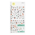 Midori Planner Sticker Ruled Line Cat