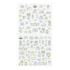 Midori Planner Sticker Ruled Line Monster