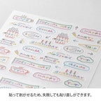 Midori Planner Sticker Words Anniversary