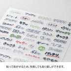 Midori Planner Sticker Words Feelings