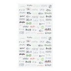 Midori Planner Sticker Words Feelings