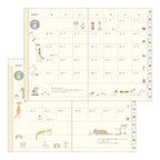 Midori Pocket Diary B6 Cat 2027