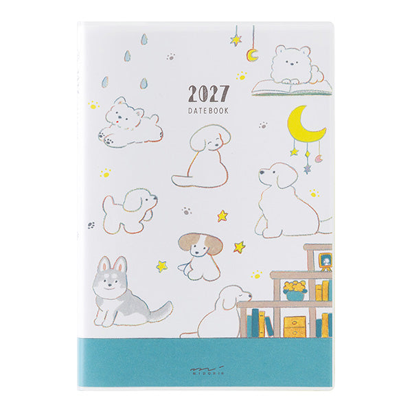 Midori Pocket Diary B6 Dog 2027