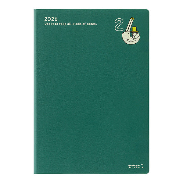 Midori Pocket Diary <B6> Ojisan 2026
