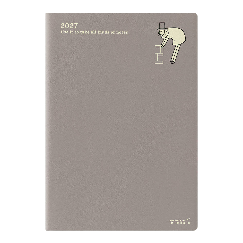 Midori Pocket Diary B6 Ojisan 2027