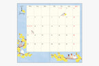 Midori January 2027 diary spread with Java sparrows and yellow wintersweet flowers