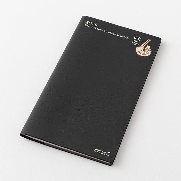 Midori Pocket Diary B6 Slim Ojisan 2026