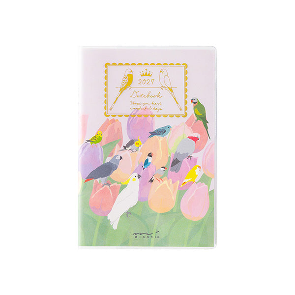 Midori Pocket Diary Mini Bird 2027