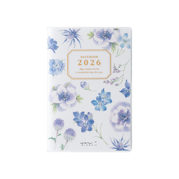 Midori Pocket Diary <Mini> Country Time Flower 2026