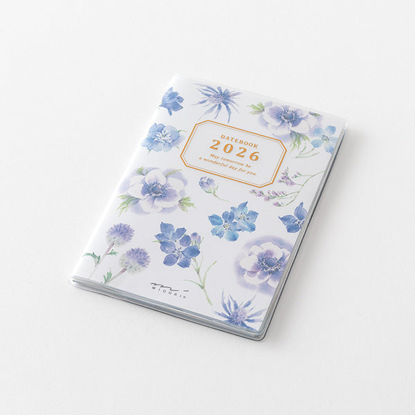 Midori Pocket Diary <Mini> Country Time Flower 2026